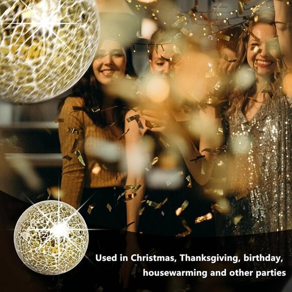 NEW 5PCS Decorative Glass Orbs, 3.14inch Mosaic Sphere Balls - Picture 5 of 7